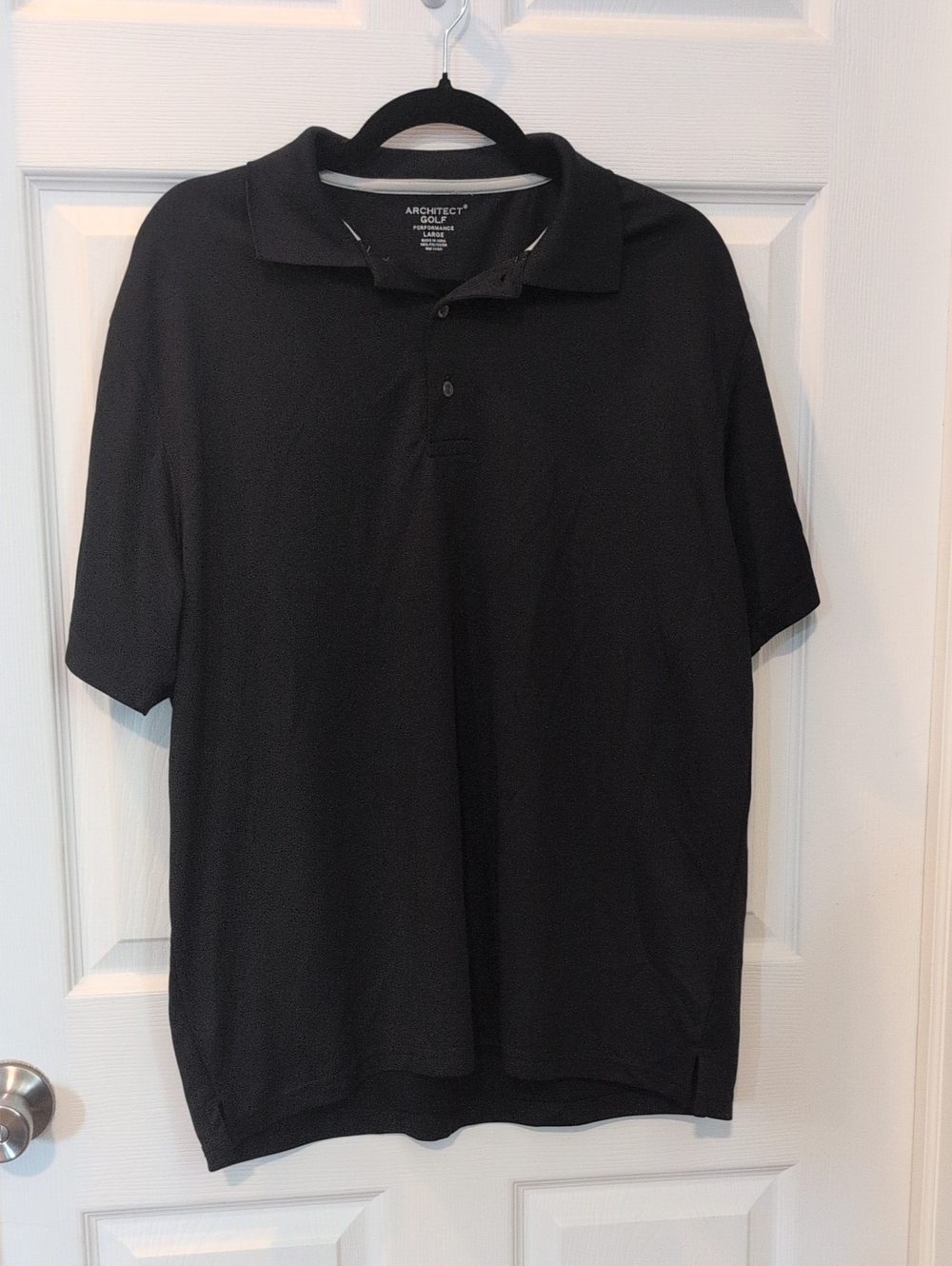 Architect Black Short-Sleeve Polo Shirt